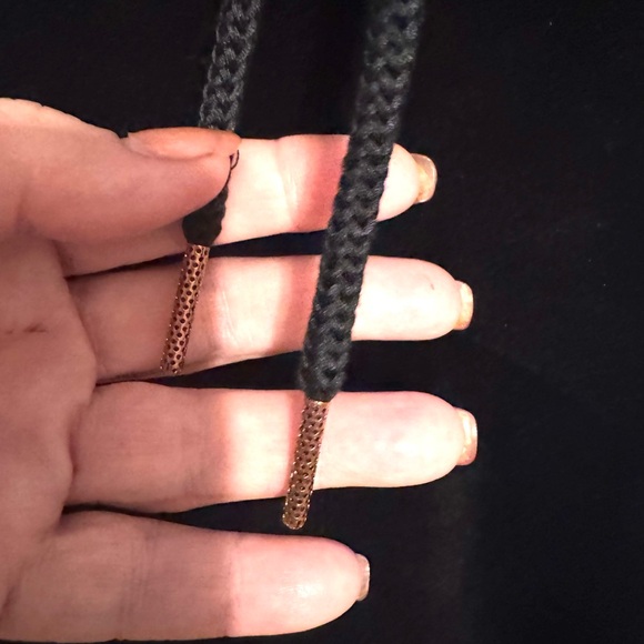 NWT GreenTea Midnight Black Velour Hoodie  MEDIUM   #7 - Picture 3 of 12